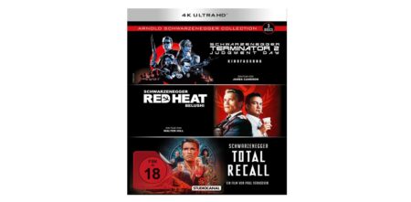 Die „Arnold Schwarzenegger Collection“ mit drei Filmen auf Ultra HD Blu-ray: Artwork final