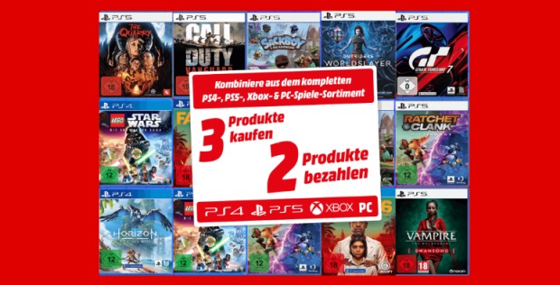 3 für 2 Spiele bei Media Markt Deutschland - DVD-Forum.at